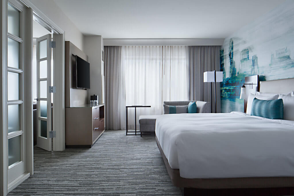 Indianapolis Marriott Downtown Renovation   INDCC OBST SleepingLR 1024x683 